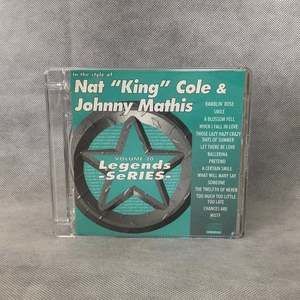 Rare! Karaoke CD Nat King Cole & Johnny Mathis - Legends Series Volume 20